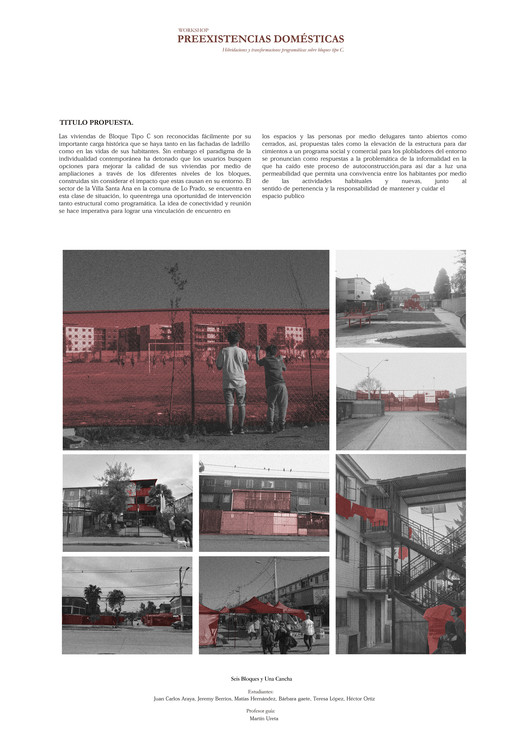 Pre E·istencias Domésticas工作坊项目丨智利圣地亚哥丨智利圣托马斯技术大学建筑学院21个团队-118