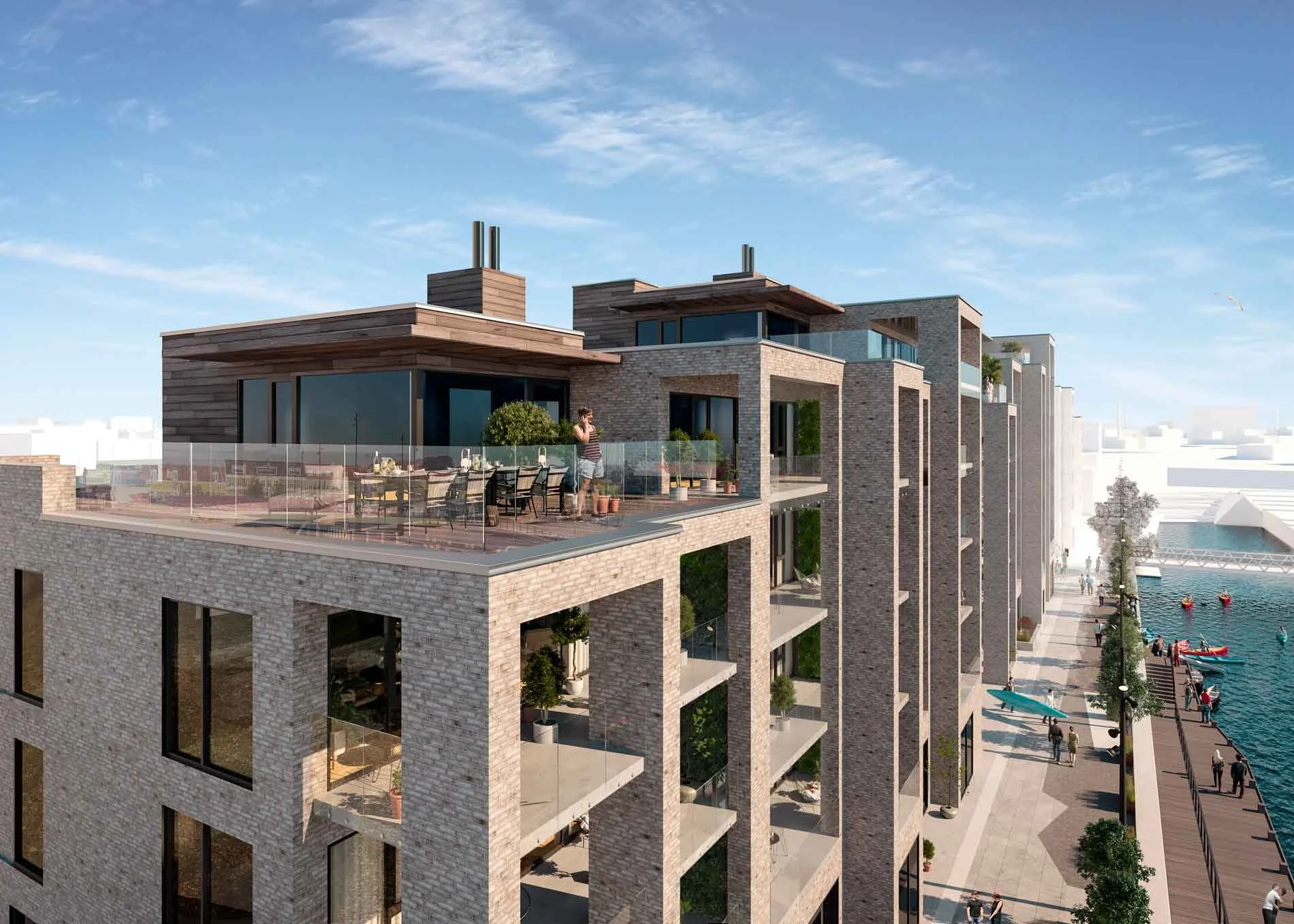 运河城

注：由于Kanalbyen可能是一个特定的地名，仅从这一词汇来看，Kanal有运河之意，byen有城市城镇之意，所以一般可直译为运河城 若它有特定所指，可能需结合更多背景信息来得到更合适的译法 丨丹麦丨Laban Arkitekter,Rønslev-13