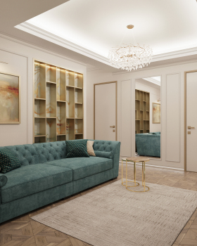 Кухня, прихожая, маленькая гостиная