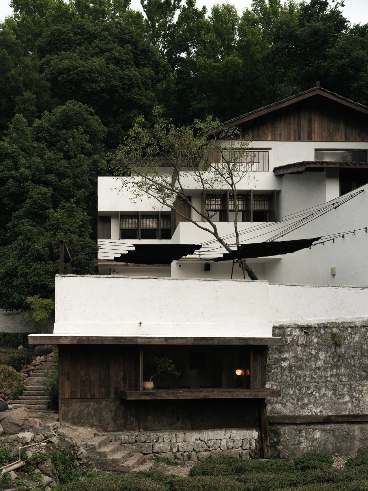 深圳湾万象城元古雲境餐厅,杭州灵隐寺元古觀山丨中国杭州丨无之设计-13