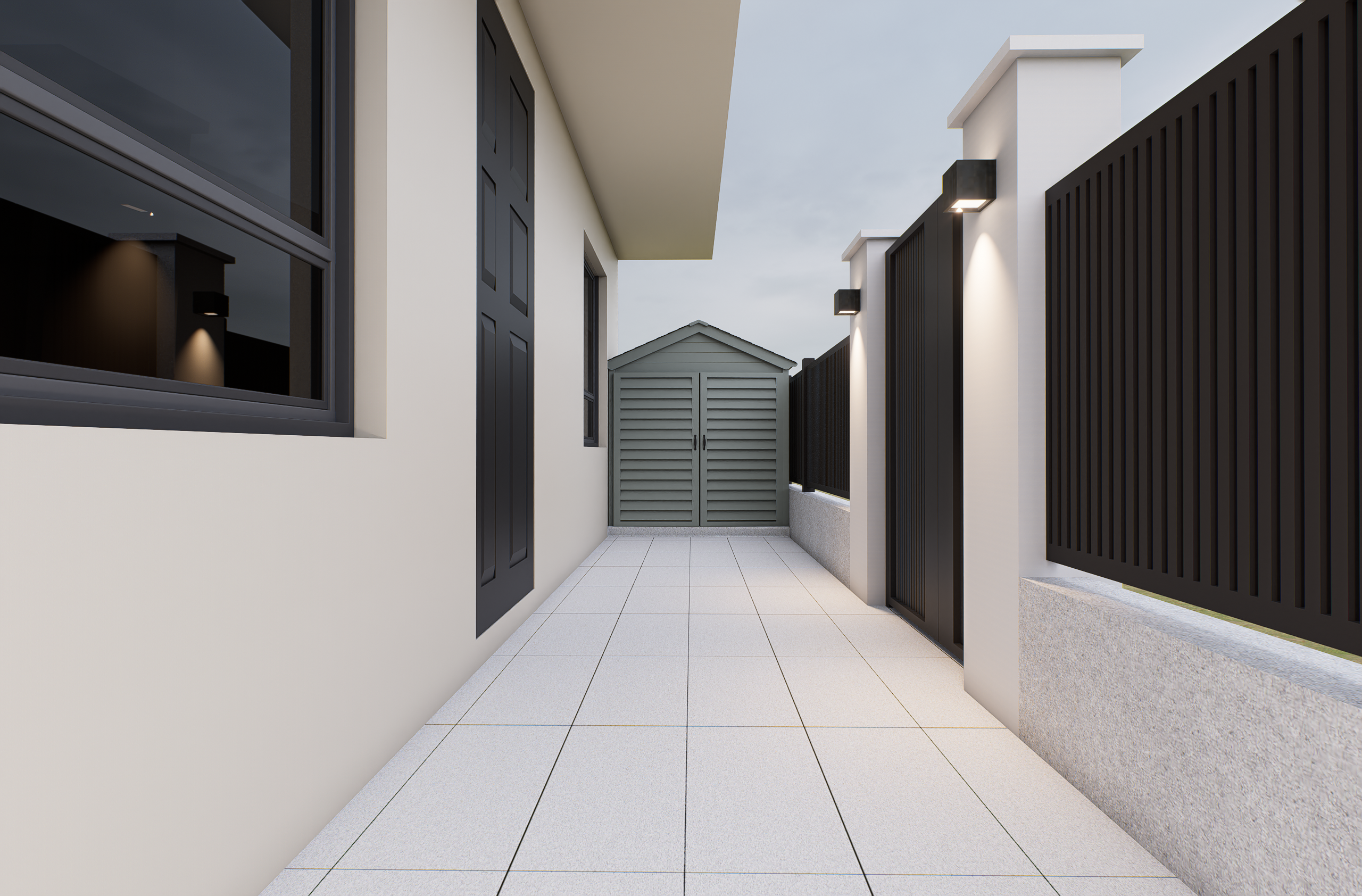 现代小院 · 极简线条与自然元素的优雅共舞-6