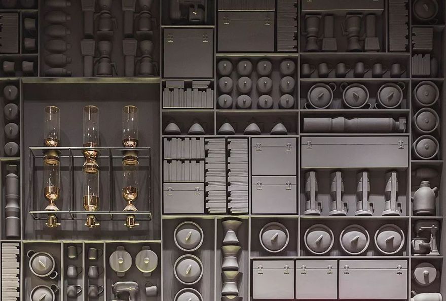 万科翡翠新都会咖啡博物馆,工业风融合咖啡文化-1