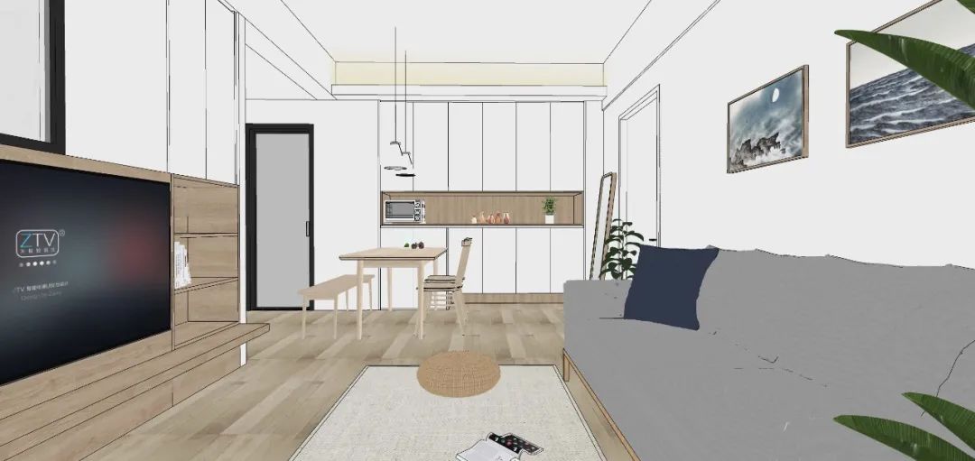 广州 64㎡小户型改造，9 步打造舒适生活空间-107