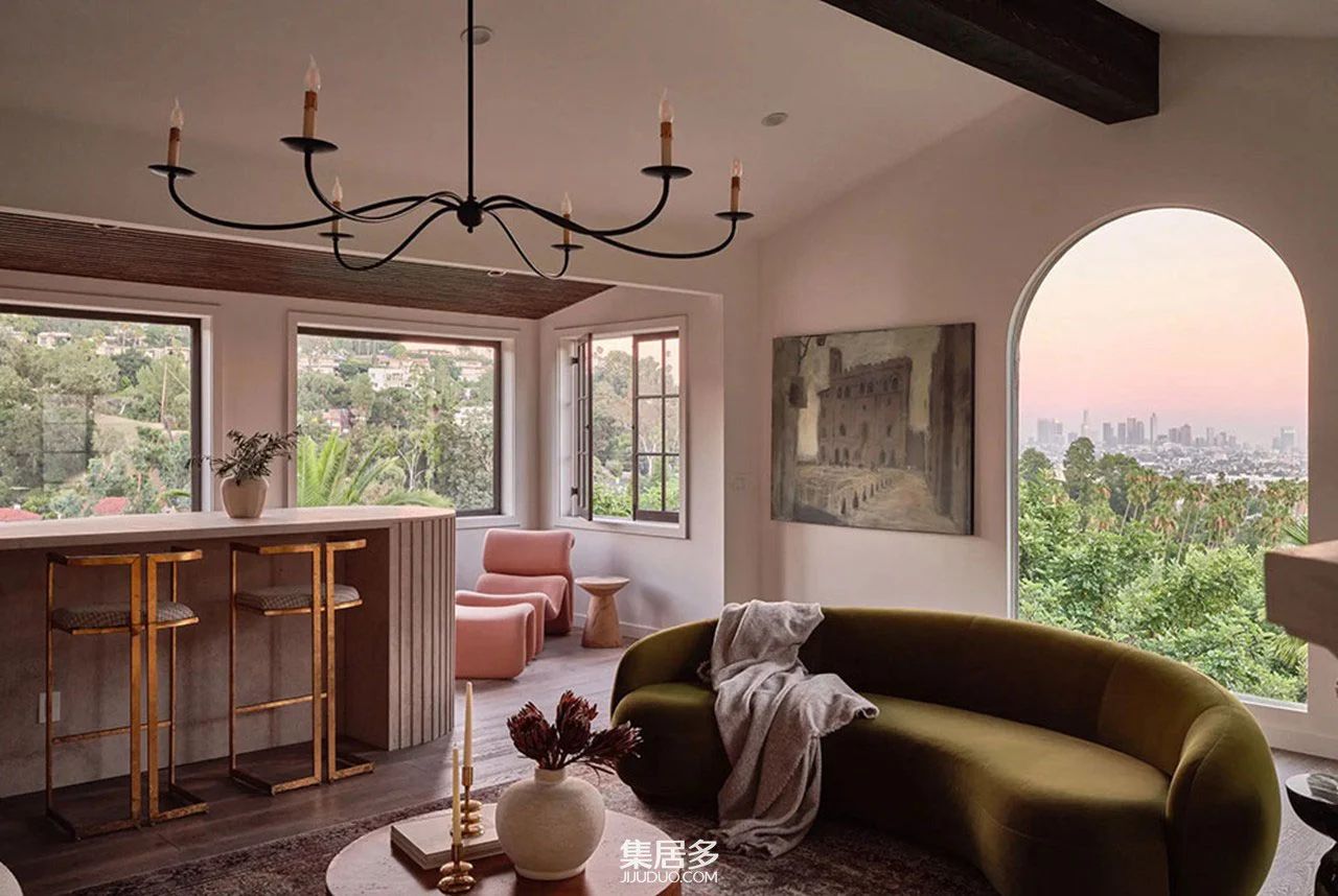 加州传统别墅现代内饰设计丨美国-36