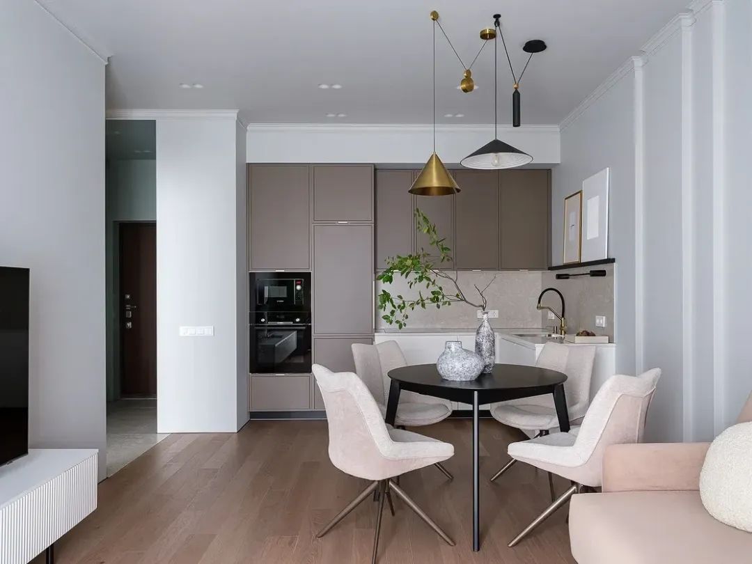 45㎡一居室公寓设计丨Yulia Sergeeva-14