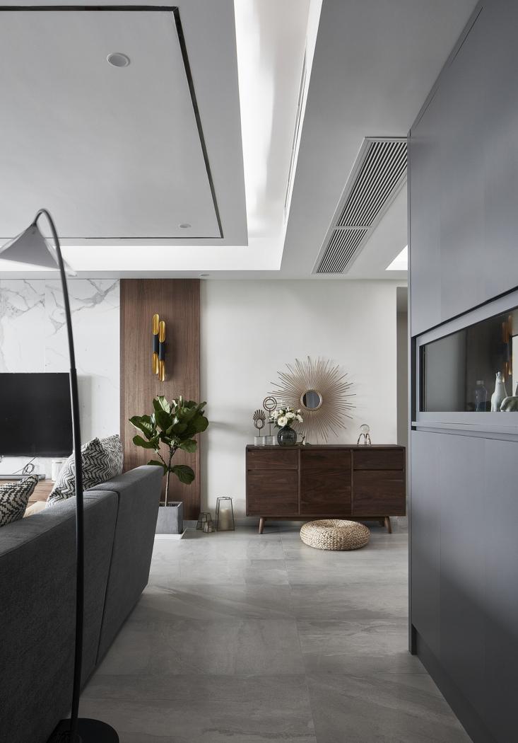 《璞素》灰调美学生活 | 空间改造与软装设计完美融合-19