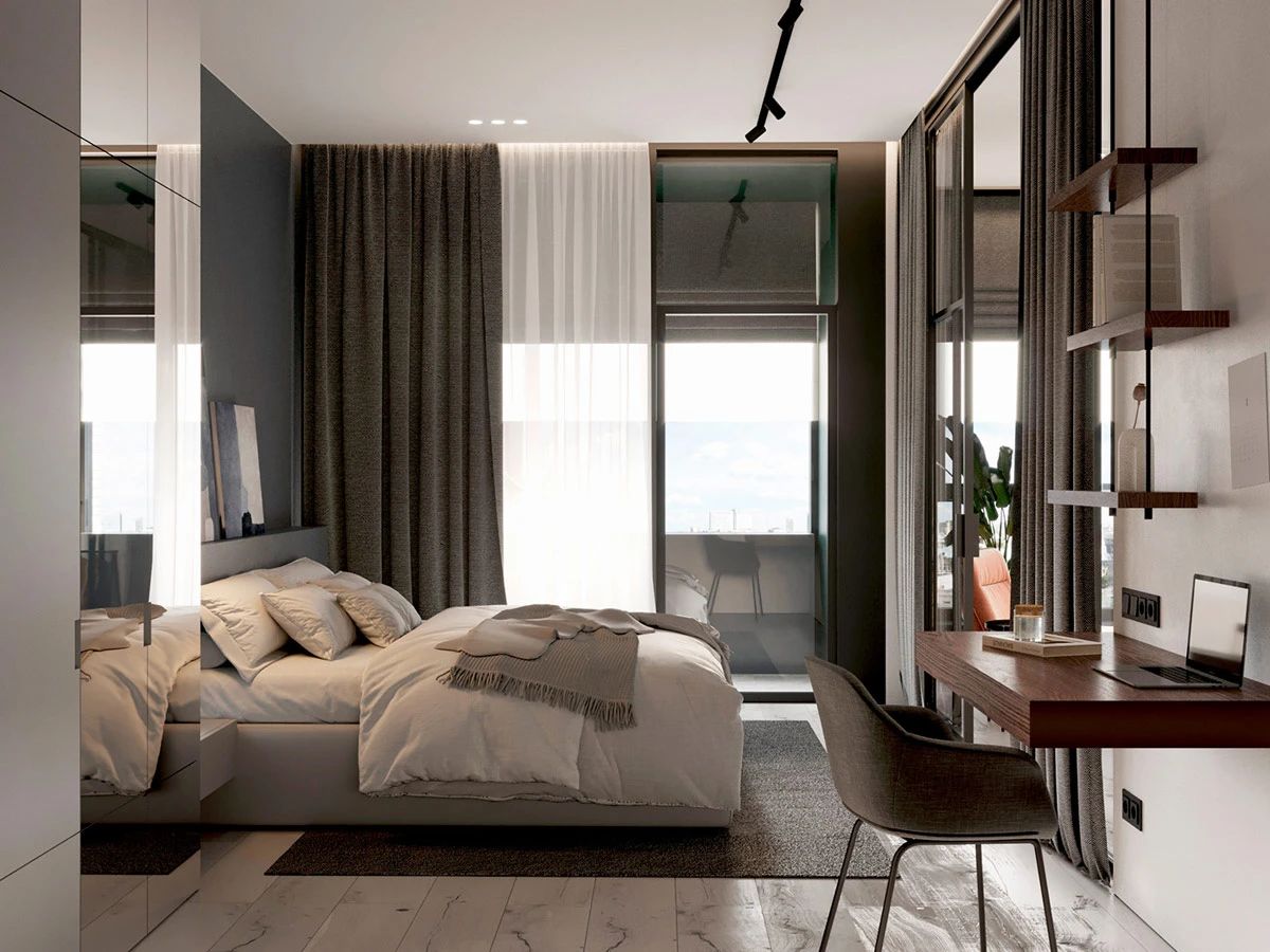 简约之美 · Екатерина Кузнецова 的一居室公寓设计丨Simple Form Interiors-55