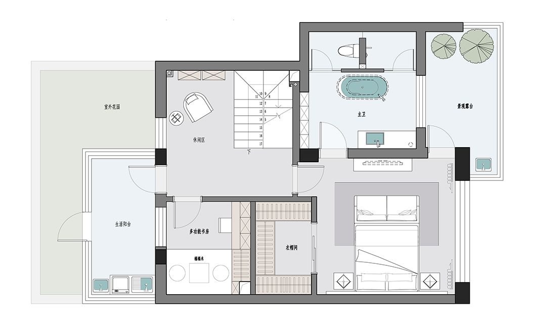 450㎡现代私宅,打造纯粹生活格调-83
