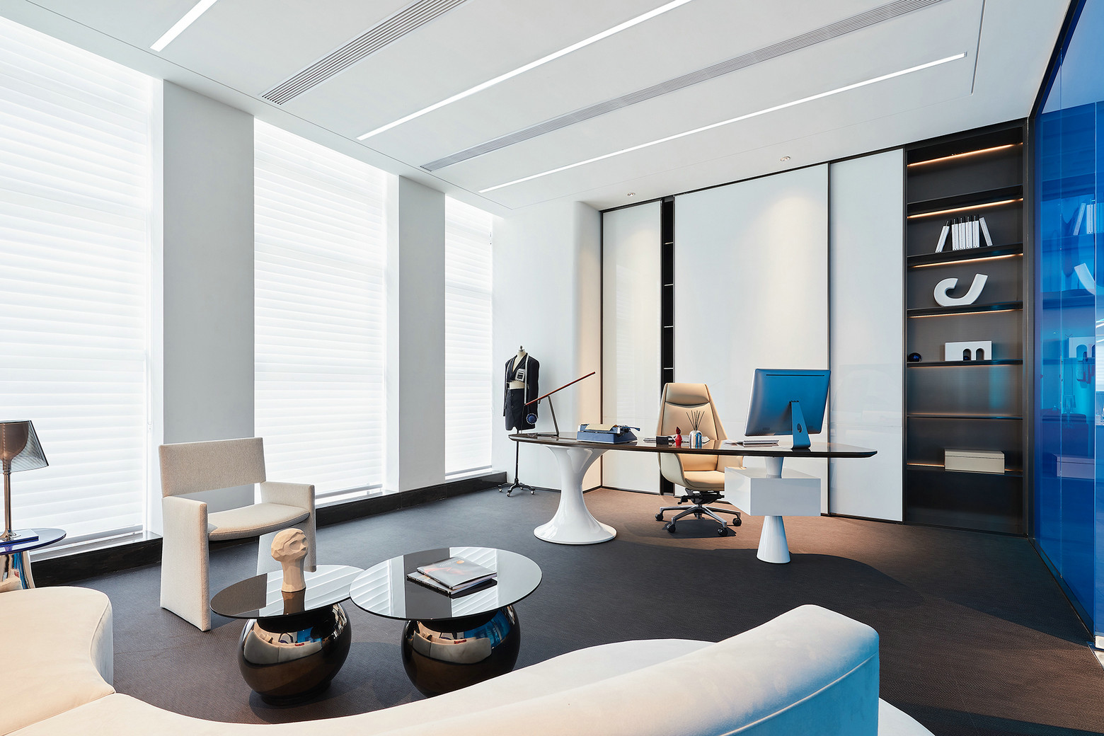 如墨设计｜创意美学玩转空中Loft办公样板-7