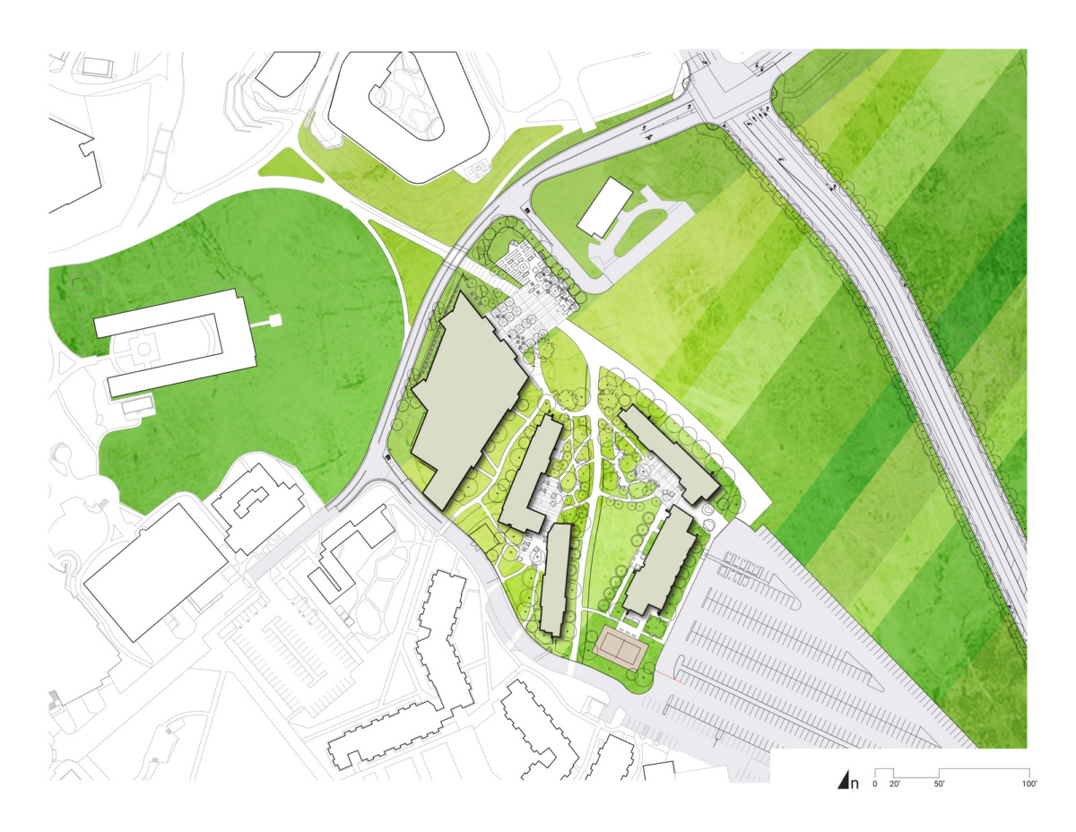 加州州立理工大学波莫纳分校 - 学生宿舍一期和餐饮中心-23