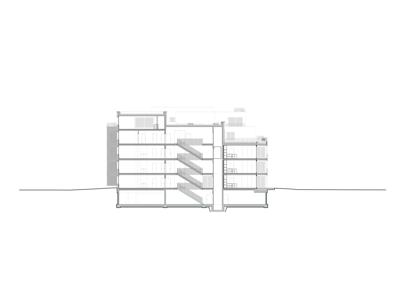 Kőér 2 住宅楼丨匈牙利布达佩斯丨epitesz studio-58