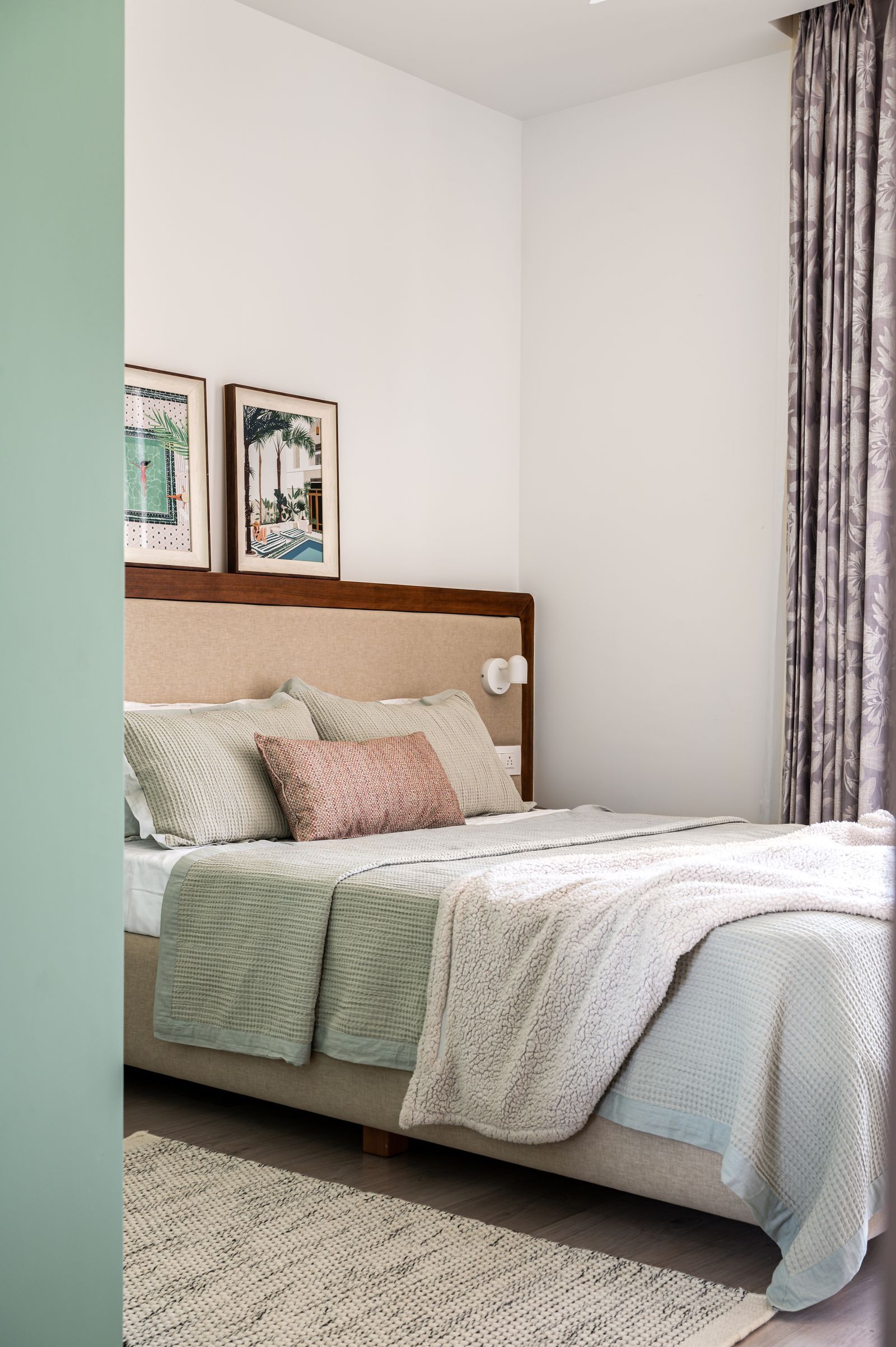 900 平方英尺班加罗尔居家办公改造住宅丨印度班加罗尔丨5FT. Apart 的 Taarini Jouhari-29