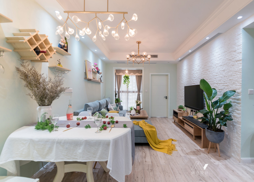 重庆富洲新城 52 平北欧风小户型设计-24