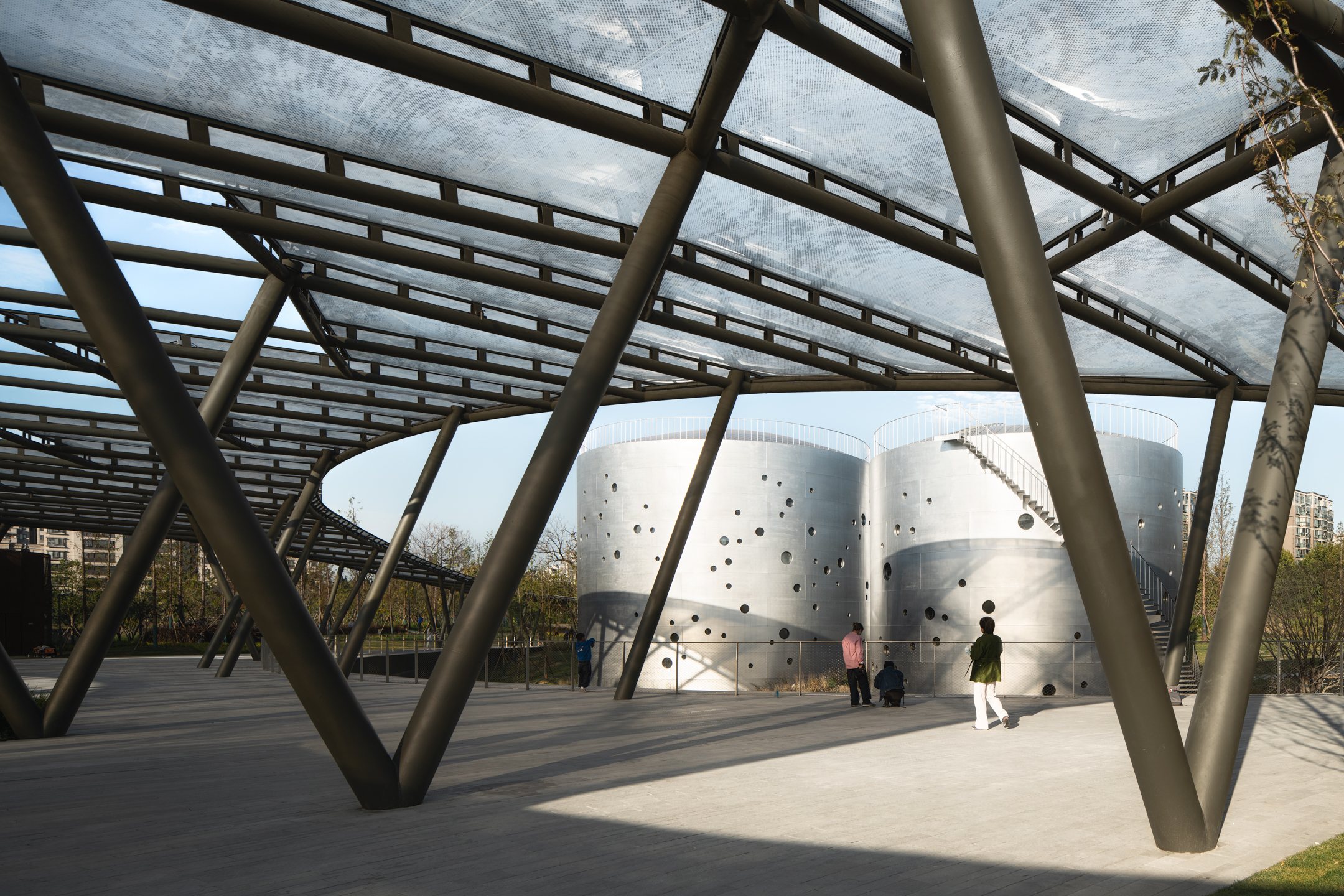 杭州小河公园丨中国杭州丨隈研吾建筑都市设计事务所-19