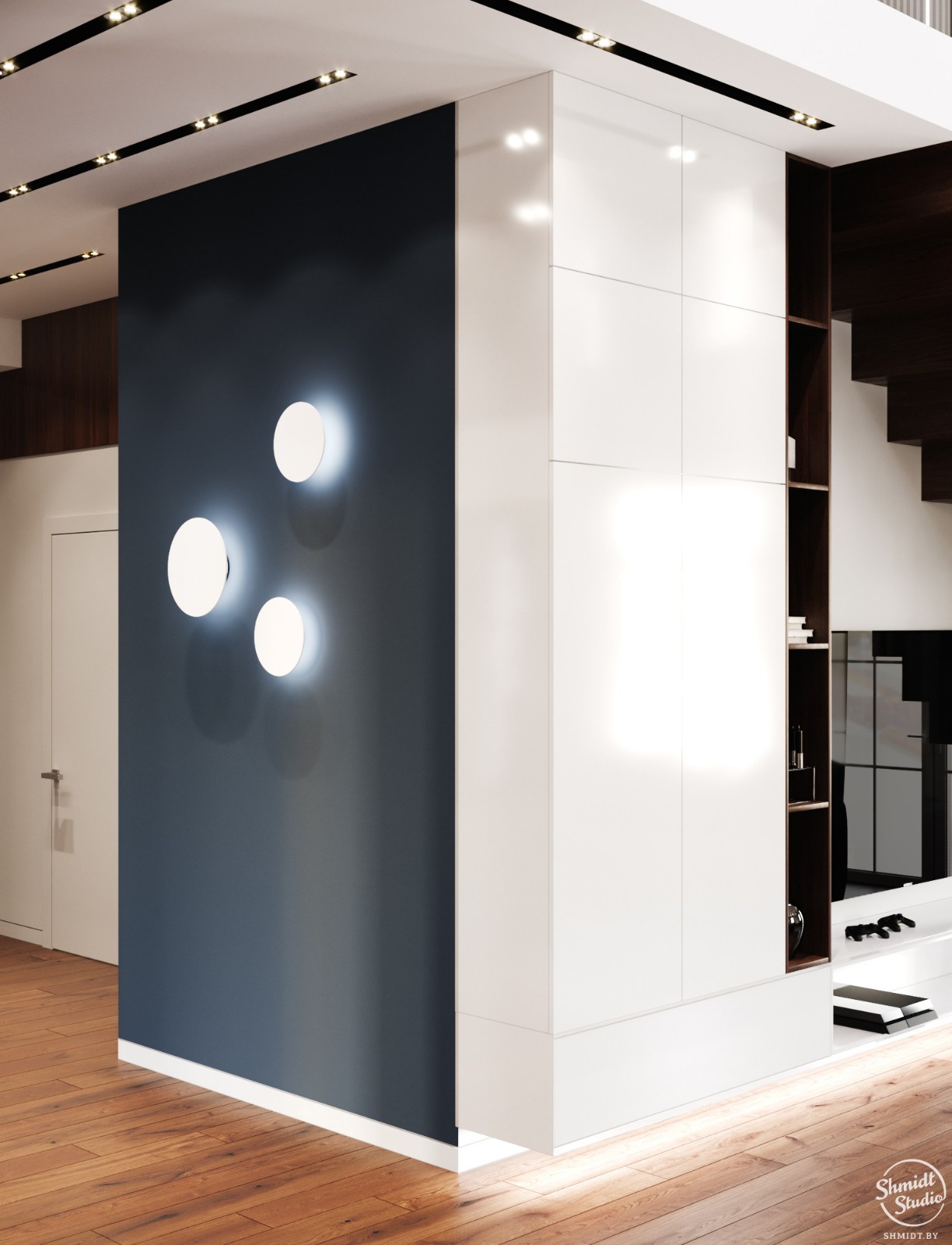 明斯克 100m²现代优雅住宅设计-17