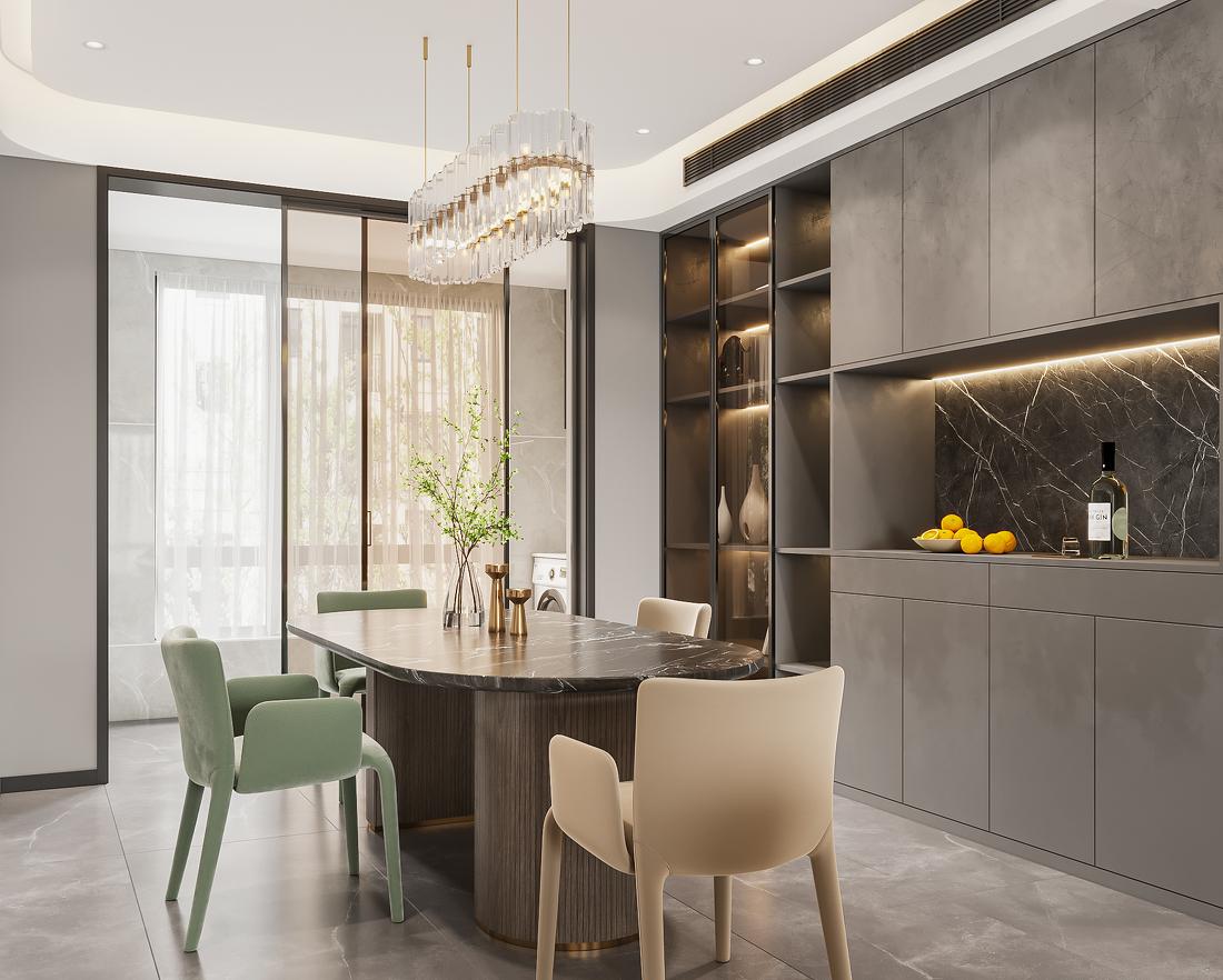 现代轻奢美学空间设计-11