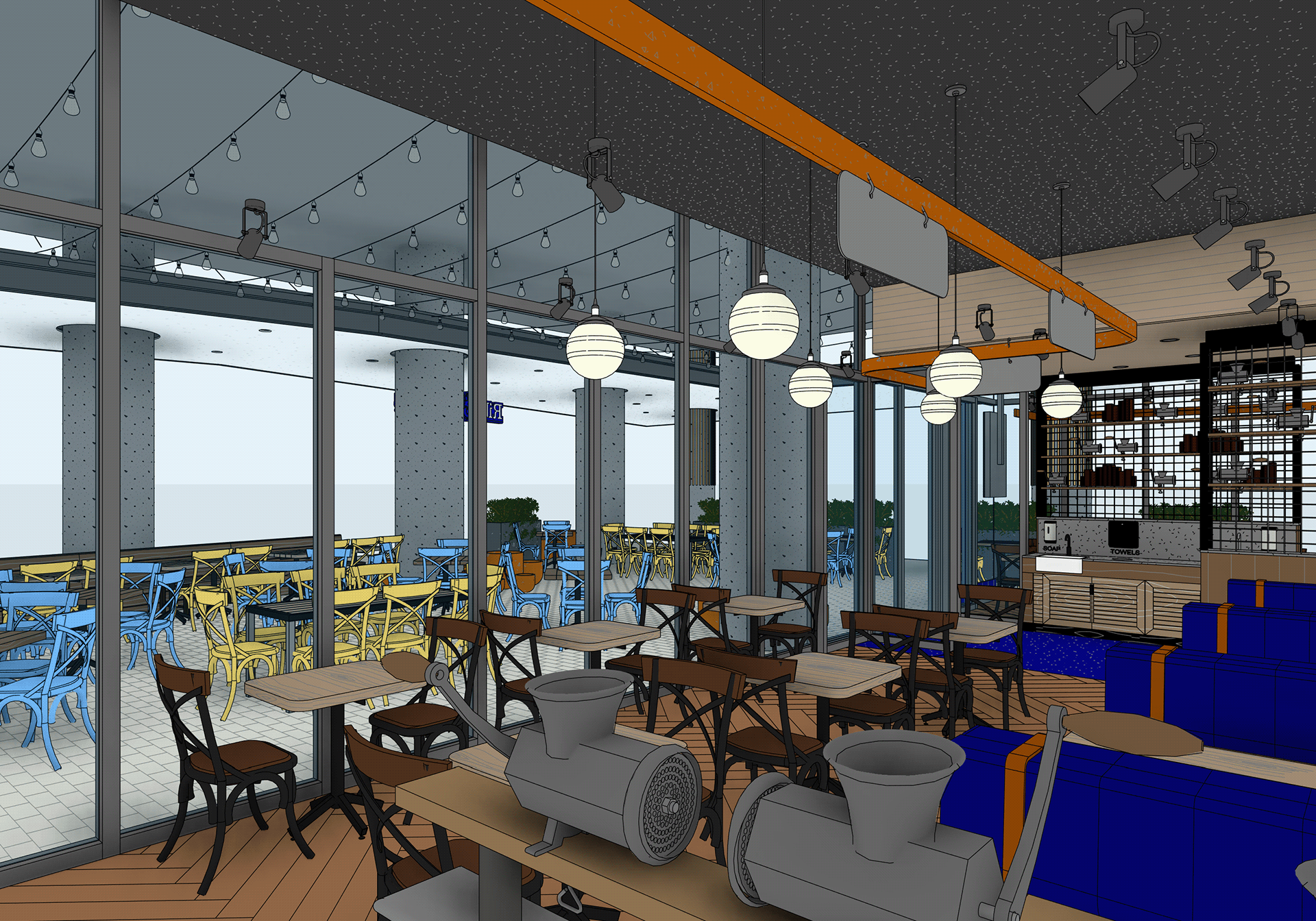 Ribs & Burgers · Bella Vista 餐厅设计丨澳大利亚新南威尔士丨Design Partnership Australia-90