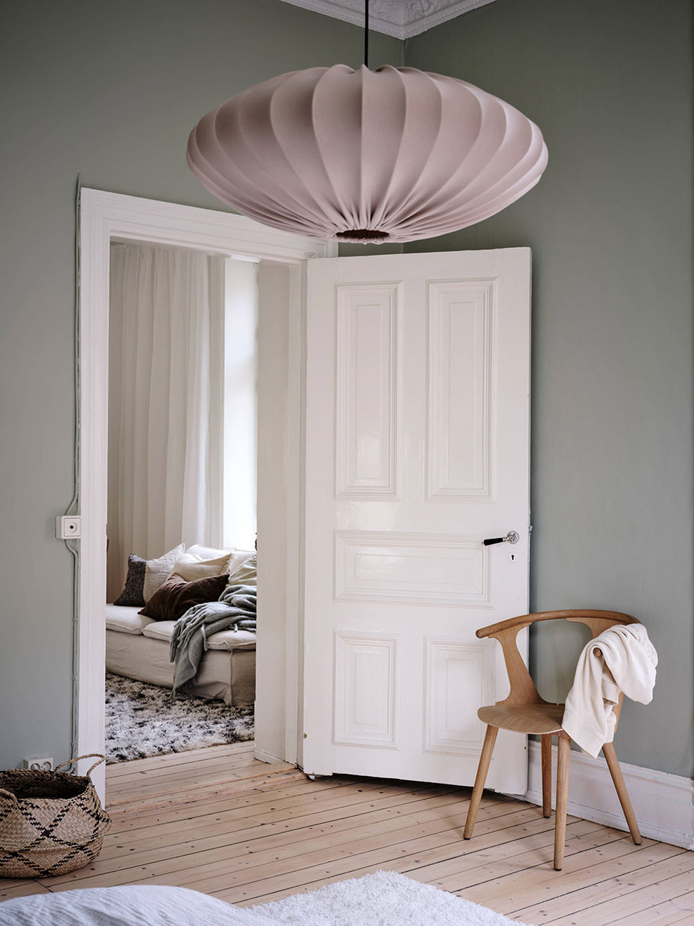 瑞典 52㎡清新自然角公寓设计-12