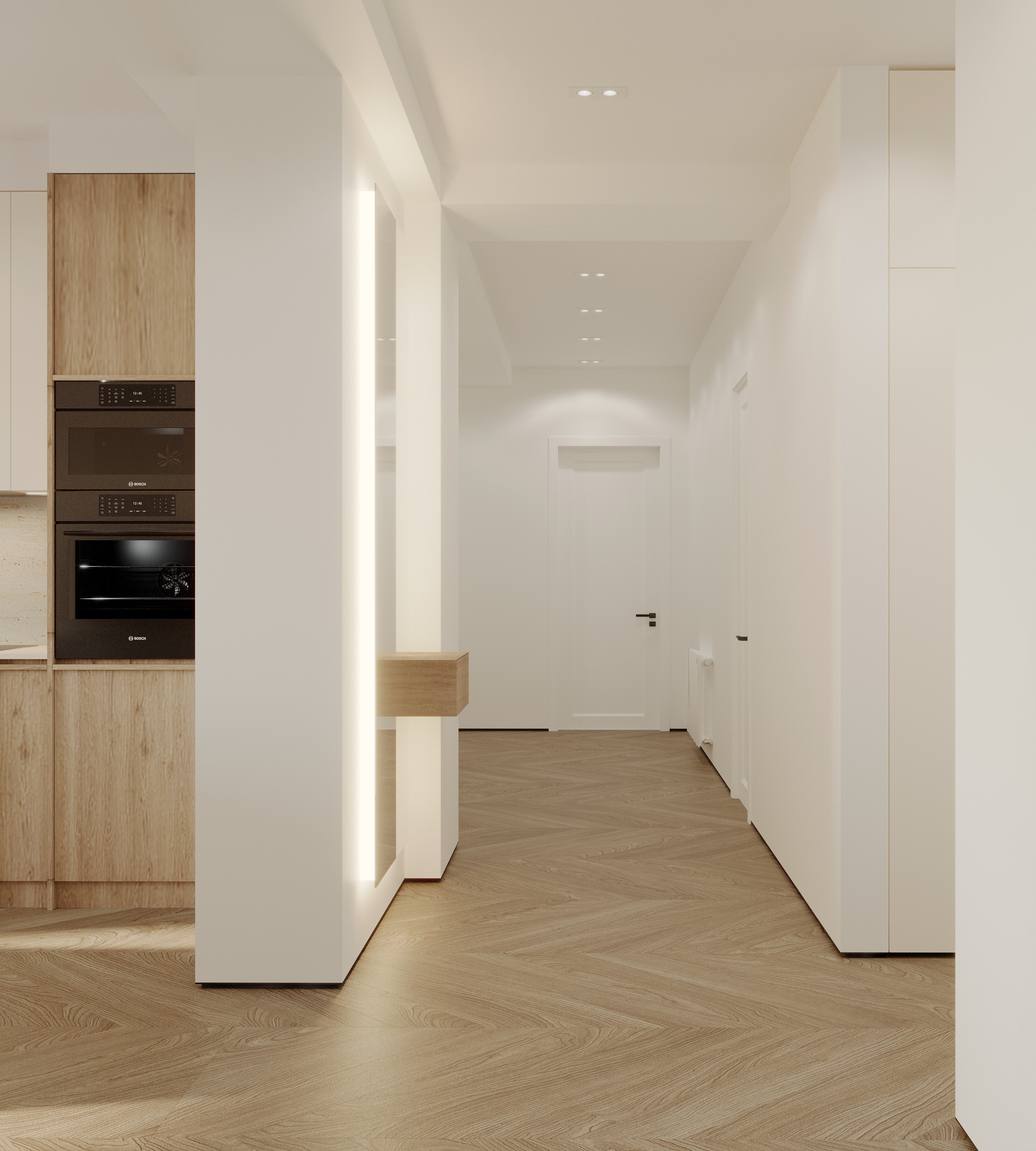 浅色客厅公寓设计丨亚美尼亚丨Zenith studio（设计师Ani Karapetyan）-10