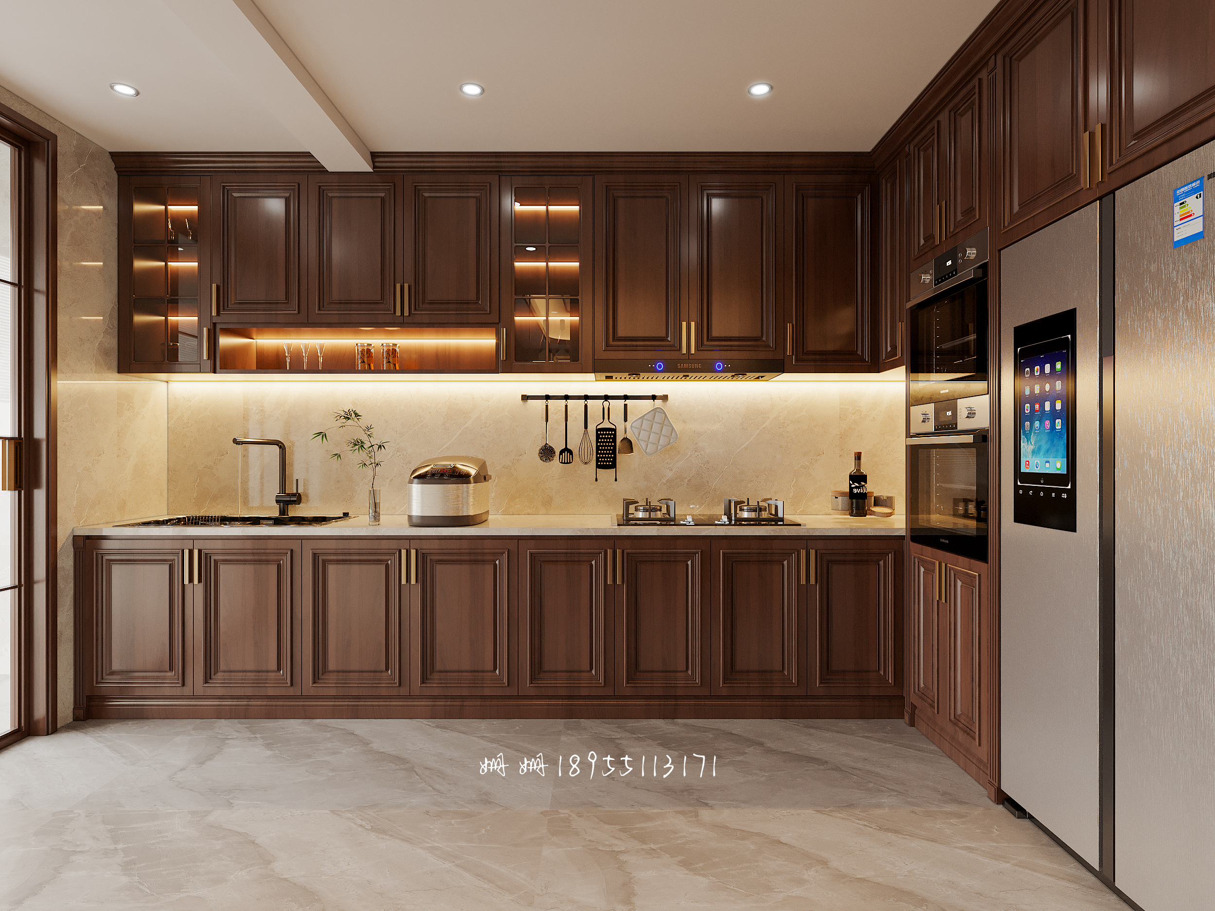 新中式轻奢大平层，重新定义都市光影中的东方美学-2