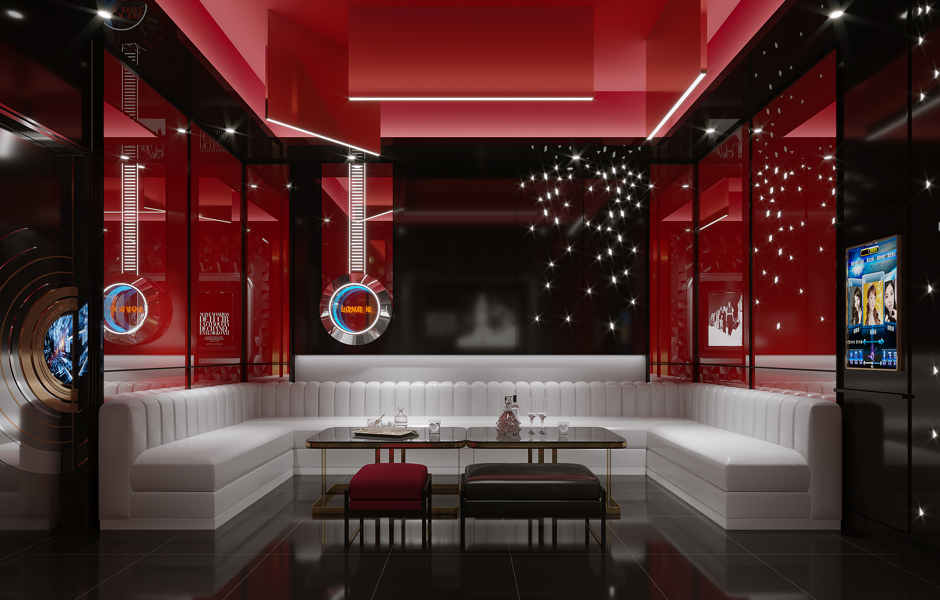 邯郸900平金碧辉煌KTV全案设计（部分展示）-11