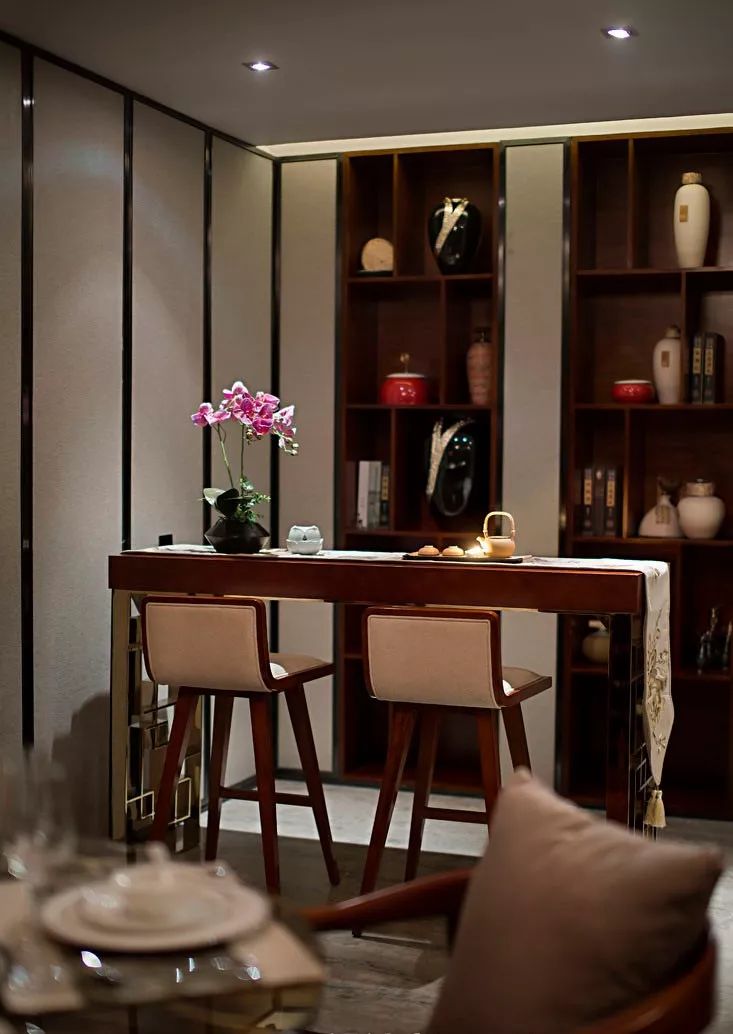 现代中式韵律 | 125㎡三室两厅的东方禅意空间-15