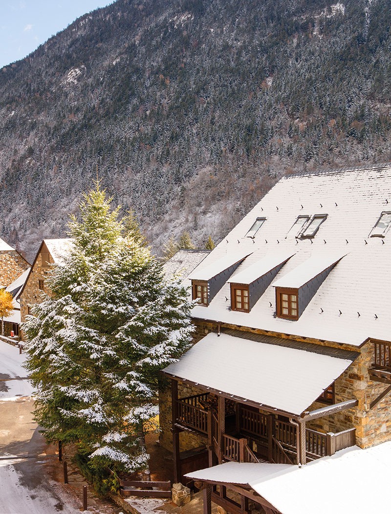 西班牙山脉中的温馨小木屋-12