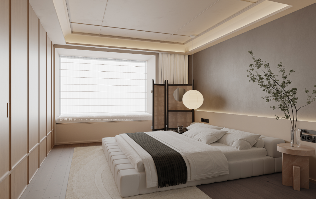 得间设计丨精装改法式婚房，将时光浸润在260㎡的质感新居里-115