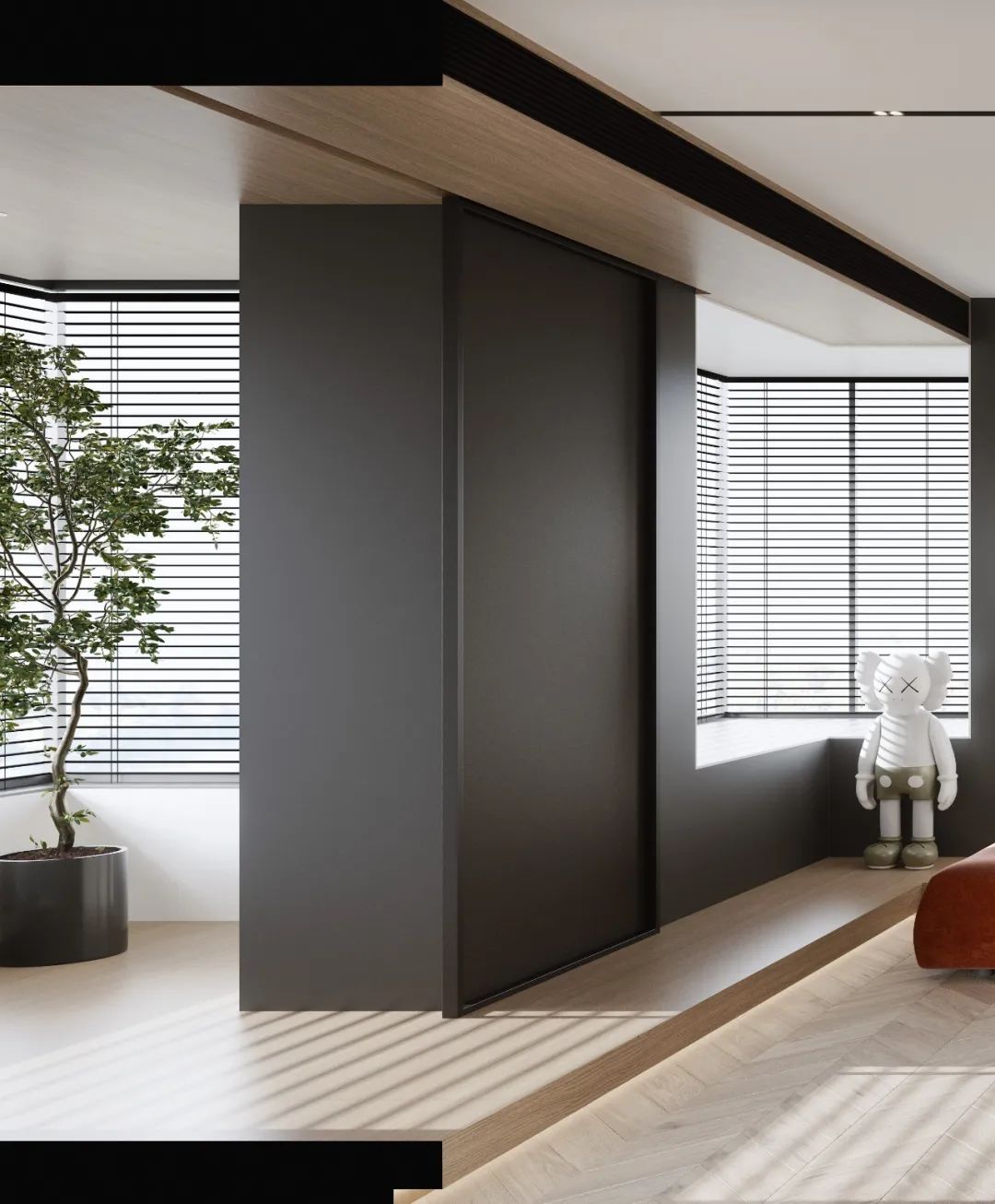 上海 78 平米老房翻新，现代简约与自然木元素的融合-22