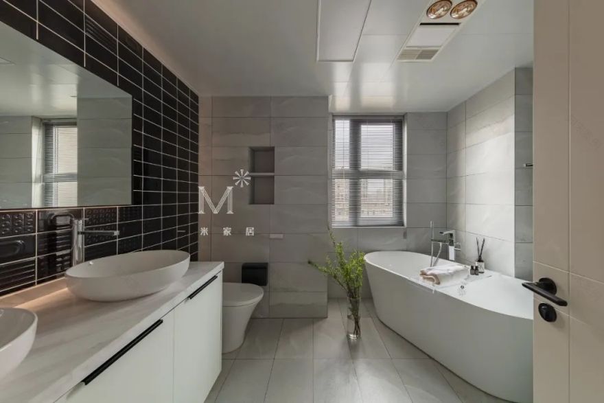 300 平顶层复式,现代北欧风格家居设计-58