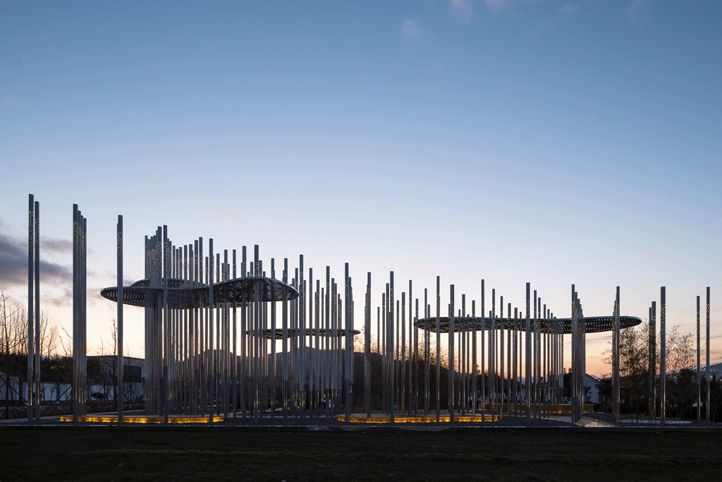 Dragon Mountain Landmark Pavilion / Aurelien Chen-20