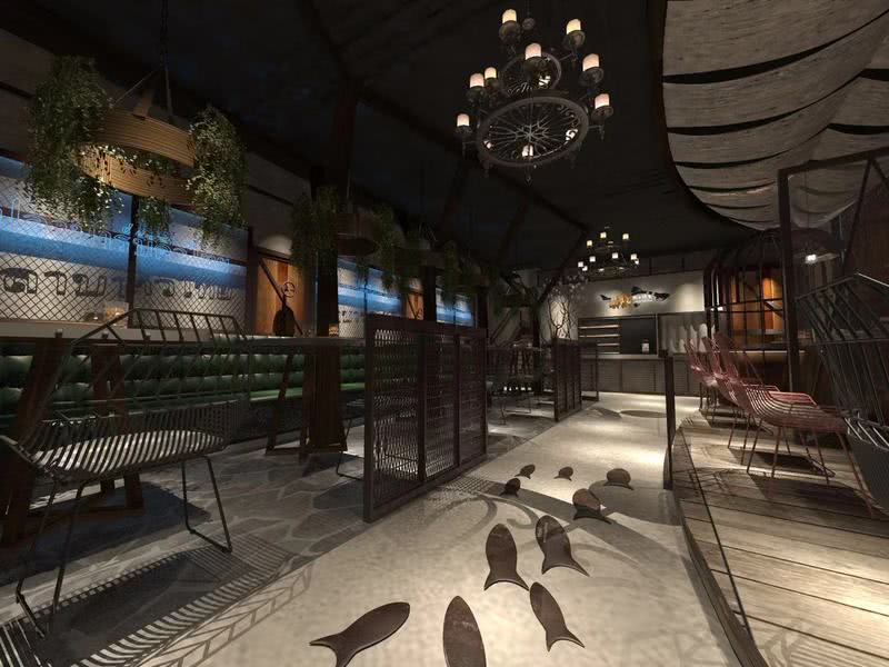 东莞麻涌烤鱼店设计-1