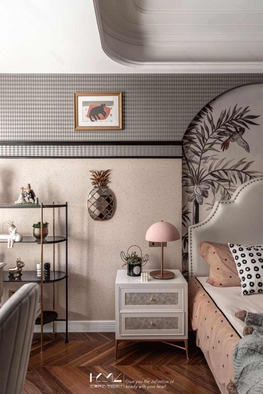 南京颐和府邸 135㎡美式轻奢复古风住宅设计-151