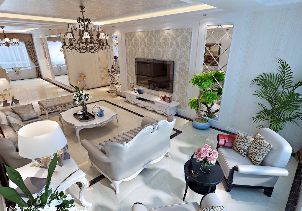 
华润装饰金色江湾116㎡设计装修方案 -1