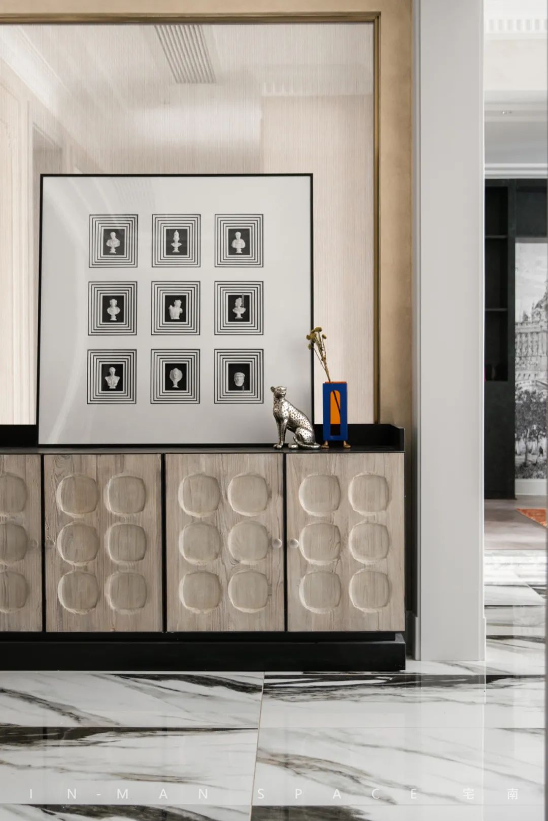 流动空间 · 内江万晟城华府 193㎡现代简约设计丨中国内江丨宅南空间设计事务所-14