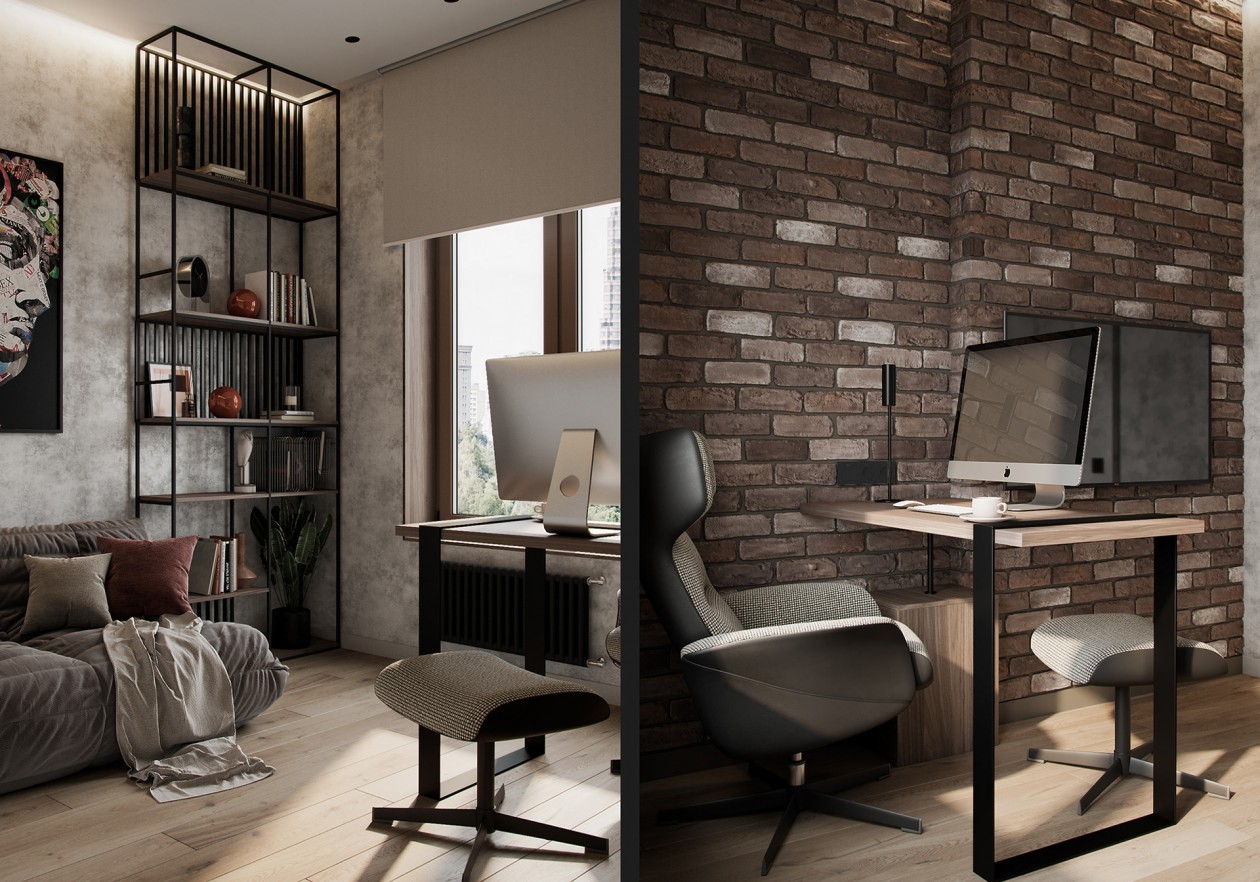 棕色小空间设计 温馨优雅-2