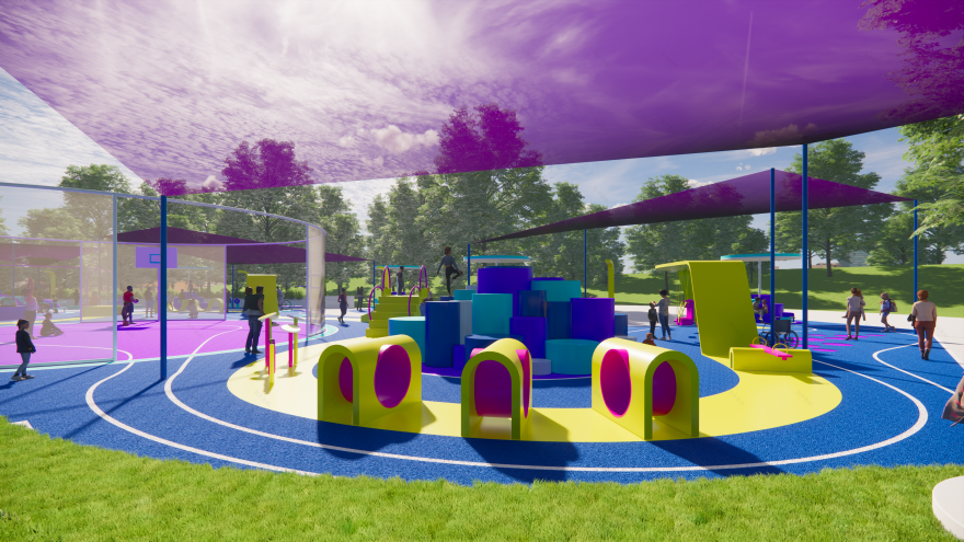 Waller Park(沃勒公园)包容性游乐空间-4