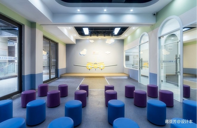 13万元教育机构180平米装修案例-10