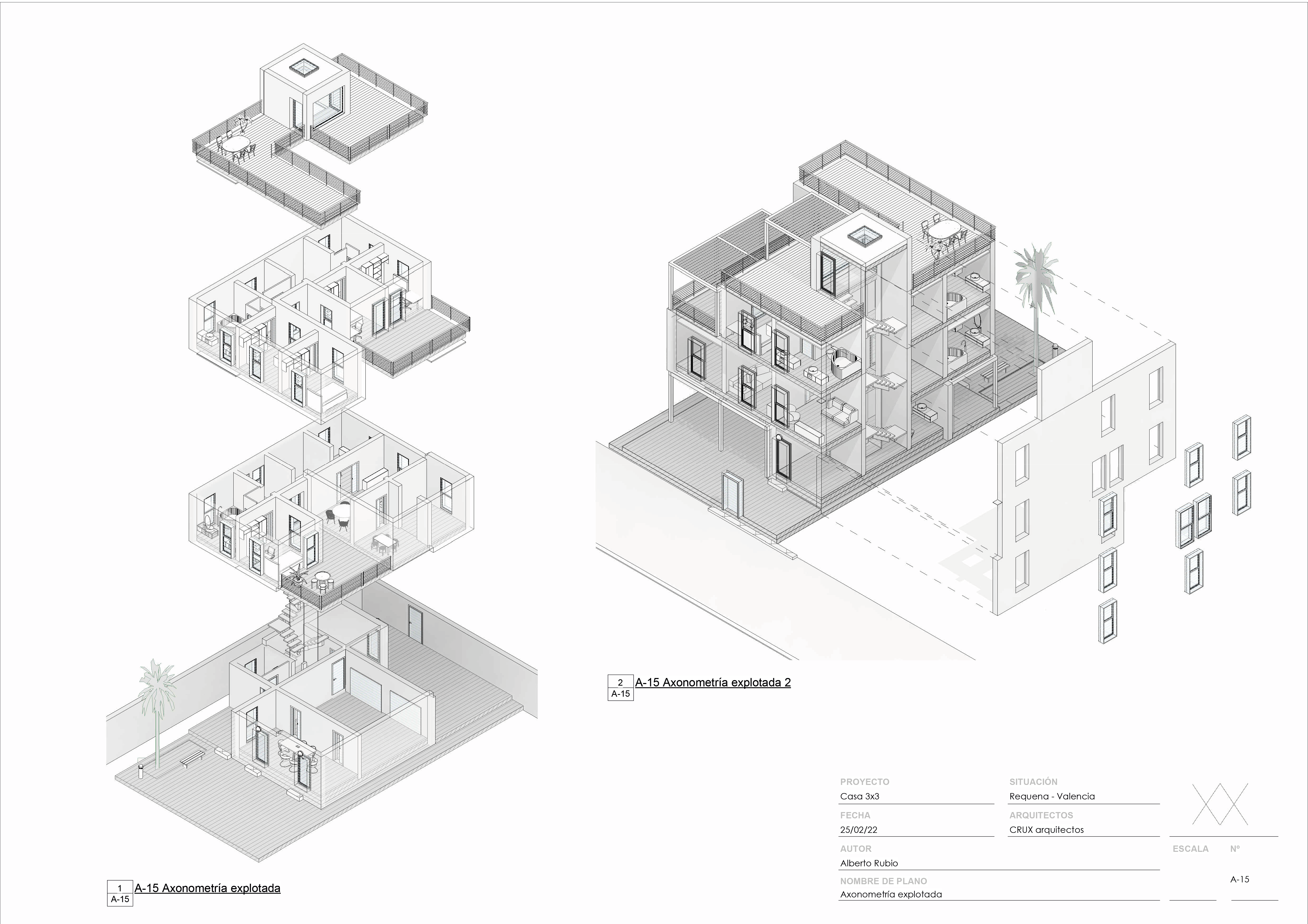 BIM RVT - Casa 3x3 CRUX-6