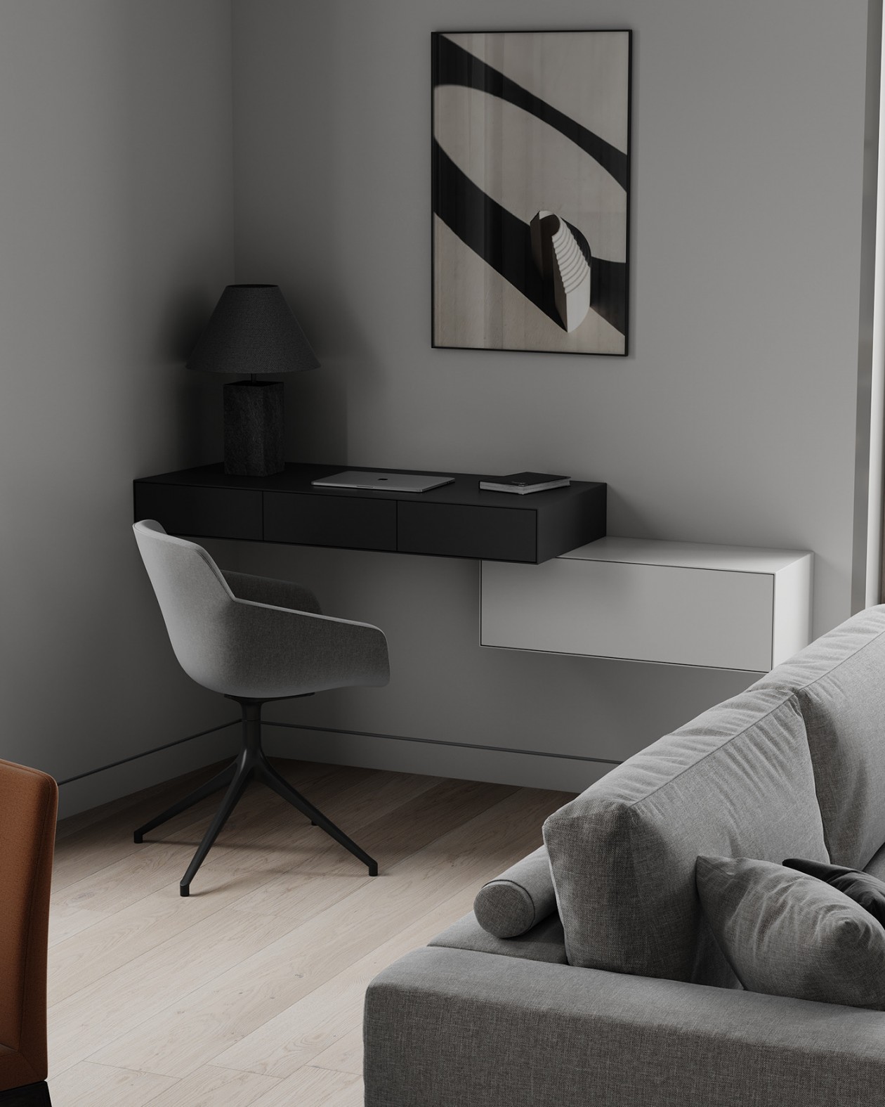 高级灰色系空间设计 优雅舒适的完美诠释-6