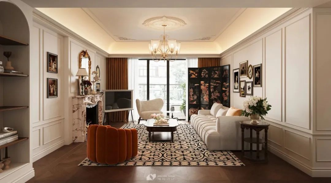 深圳金地翠堤湾法式复古住宅设计丨中国深圳丨深圳境相设计-0