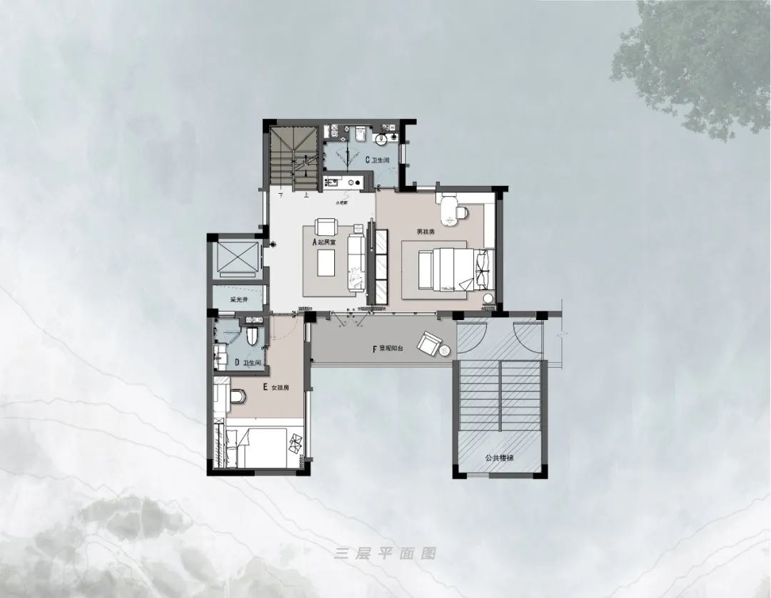 龙光·天瀛别墅合院丨中国成都丨诗意空间设计-89