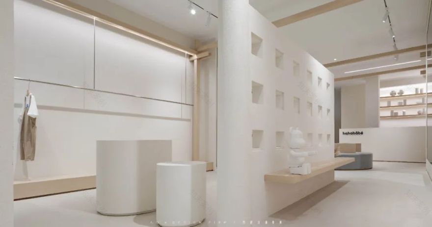 打破重组构建新秩序,南京 100㎡童装店设计展示创新空间美学-48