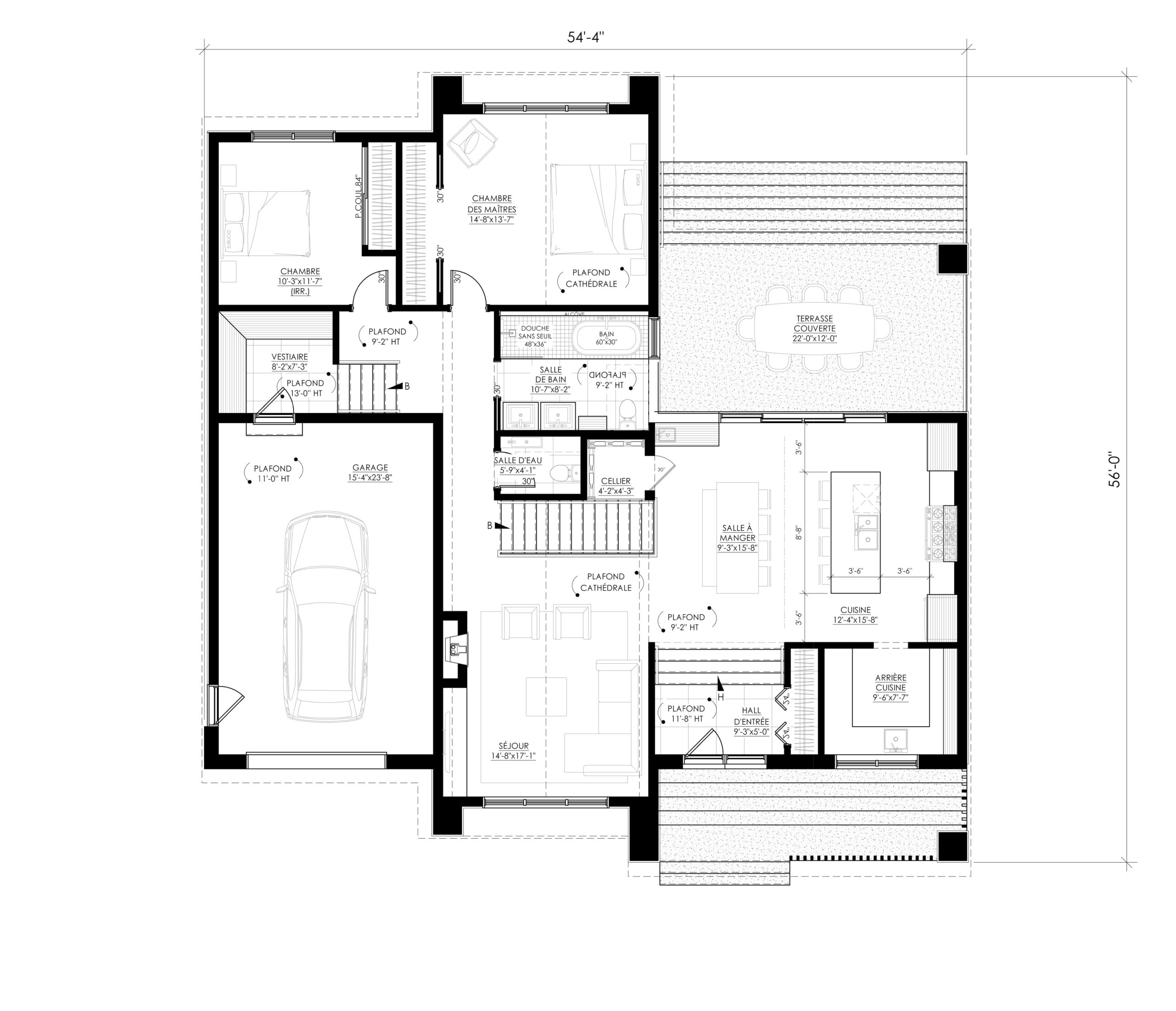 房屋平面图 Ë·245B丨Leguë Architecture-51