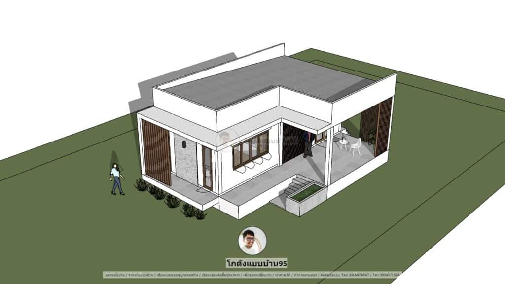 方形房屋 P  1994 单层小房屋设计-20
