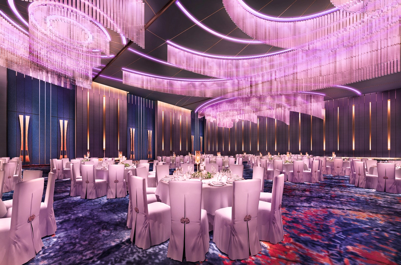 山东日照喜来登大酒店室内外灯光设计方案丨中国日照-22