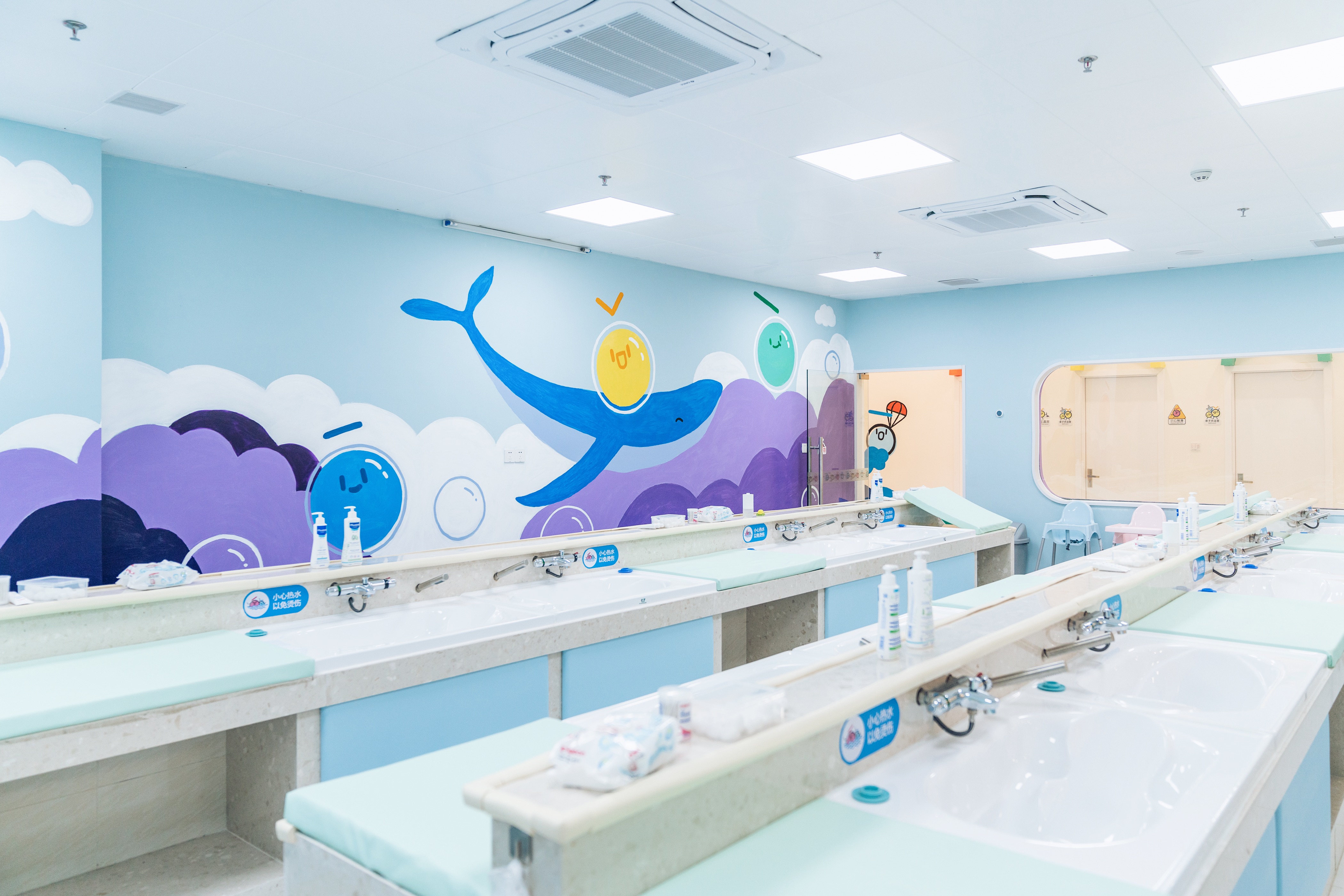 吐泡泡亲子游泳俱乐部广州白云店设计案例丨中国广州丨意匠工作室-25