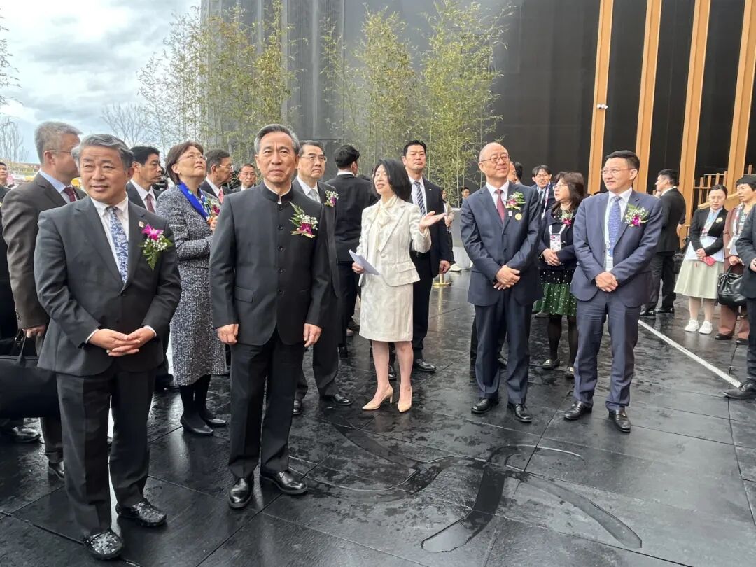 中国建研院党委书记、董事长许杰峰出席2025年大阪世博会中国馆开馆仪式-20