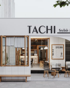 Tachi coffee tea shop concept 1 |CGI