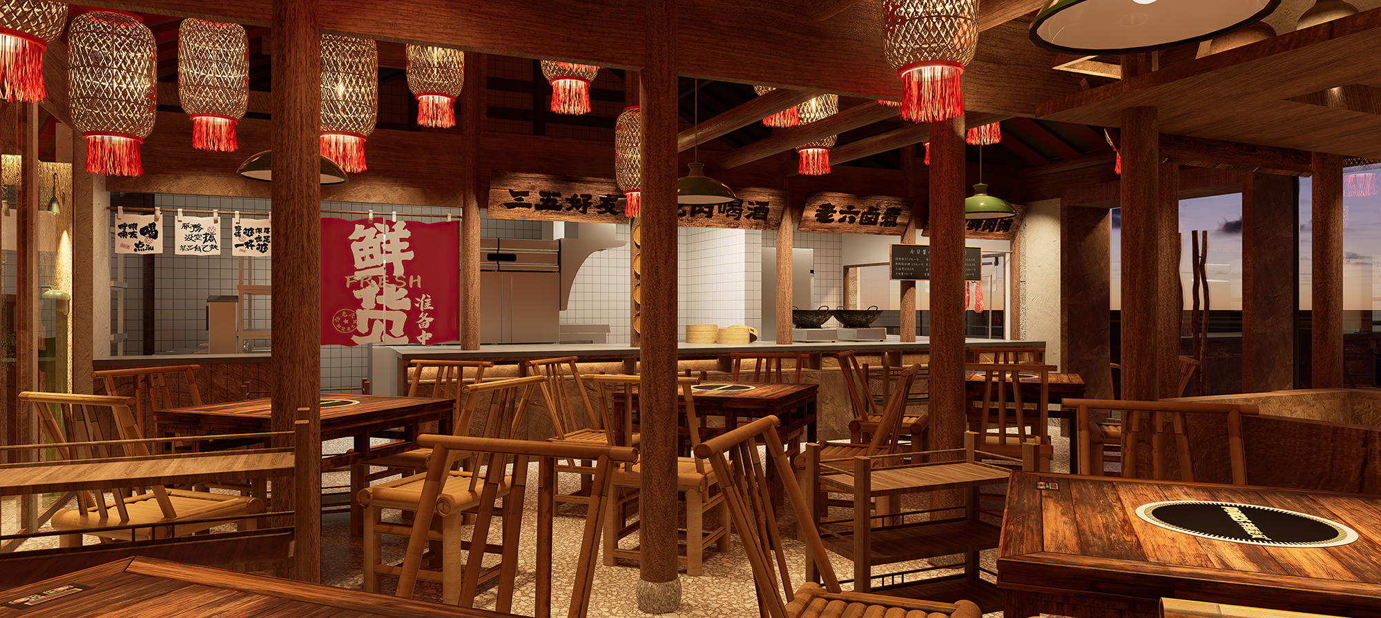 任老六·定海古城店丨中国舟山丨魔戏空间设计-36